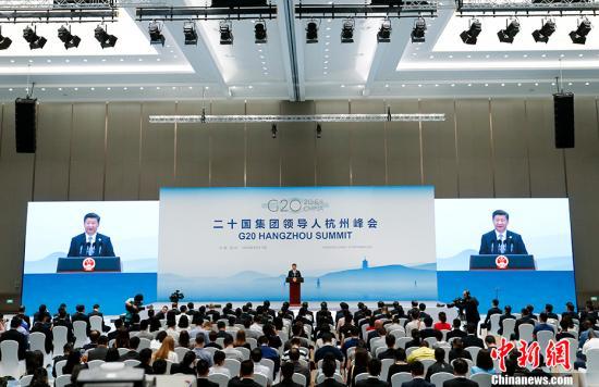 9月5日，二十国集团领导人第十一次峰会闭幕后，国家主席习近平在杭州国际博览中心会见中外记者。 #####filter1#####记者 杜洋 摄